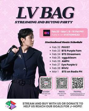 j-hope LV Bag Streaming and Buying Party