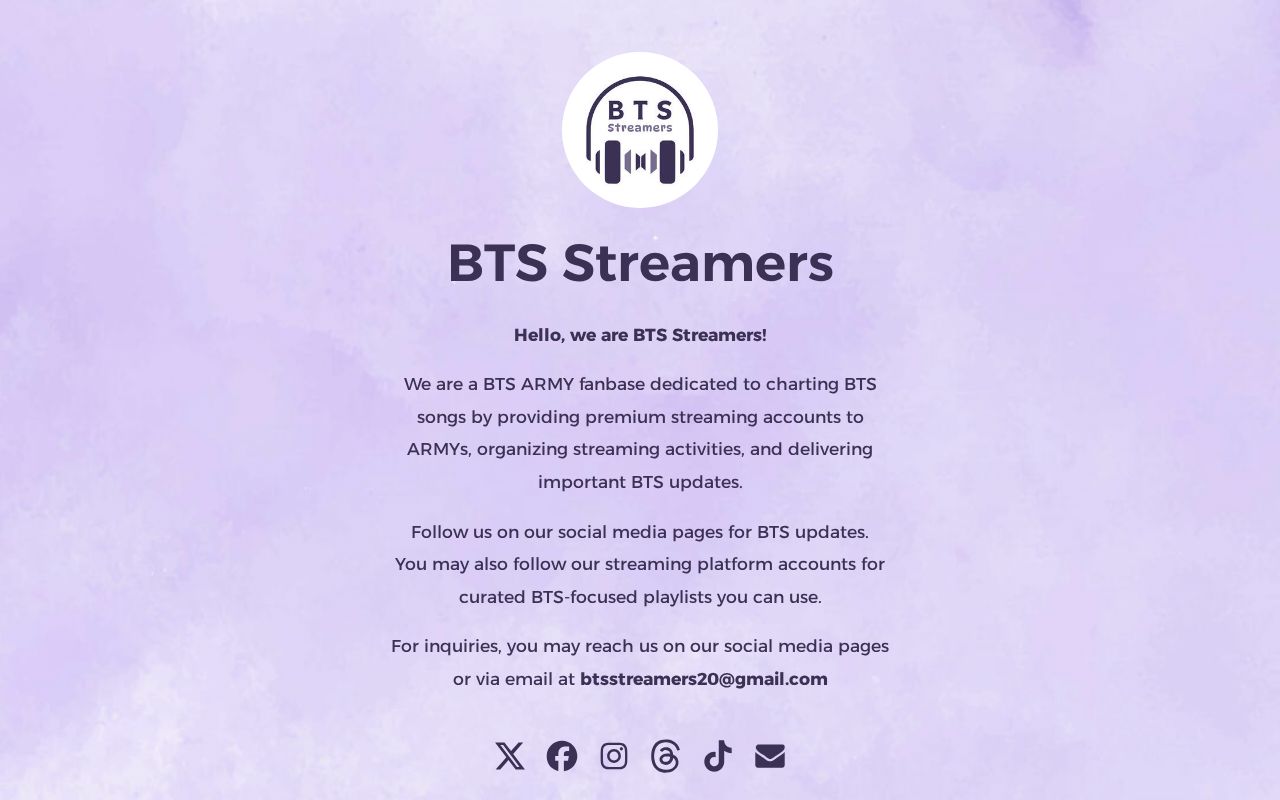 BTS Streamers