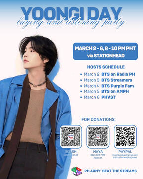 Yoongi Day Streaming Party